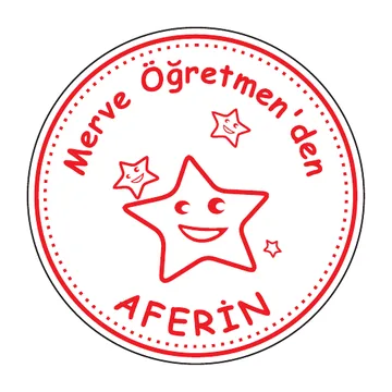 Kaşe baskı örneği