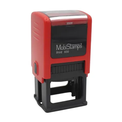 MobiStamps 930, kare otomatik kaşe, baskı alanı 30×30 mm