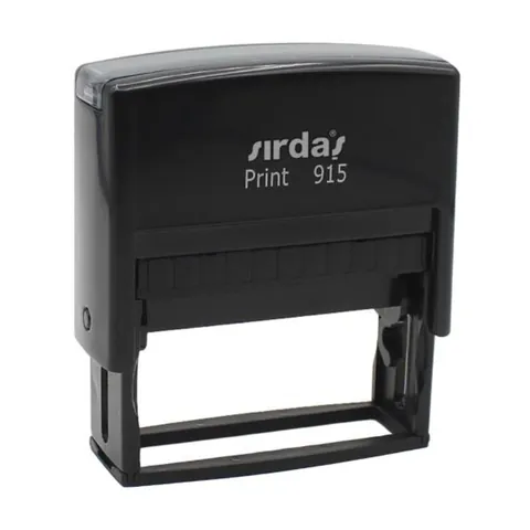 Sırdaş Print 915, dikdörtgen otomatik kaşe, baskı alanı 10×50 mm